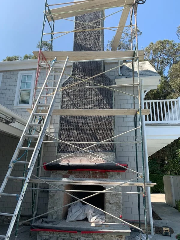Fireplace lath