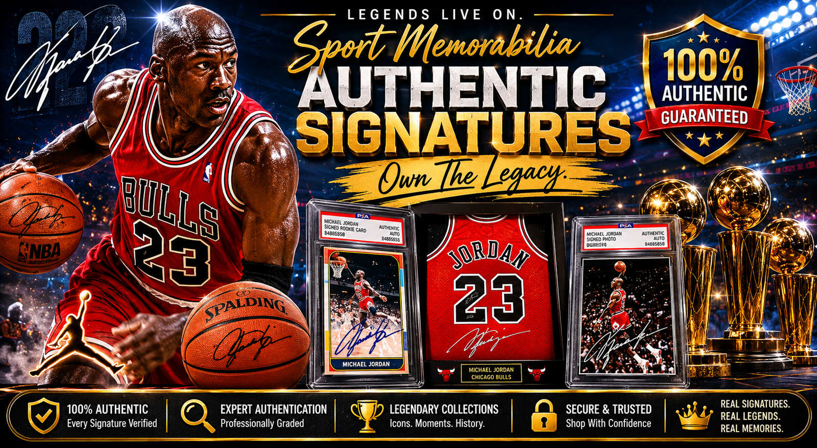Sports Memorabilia Authentic Signatures